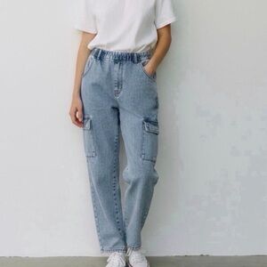 Epic Threads Light Blue Boyfriend Jeans Big Girls XL 16 teens pockets